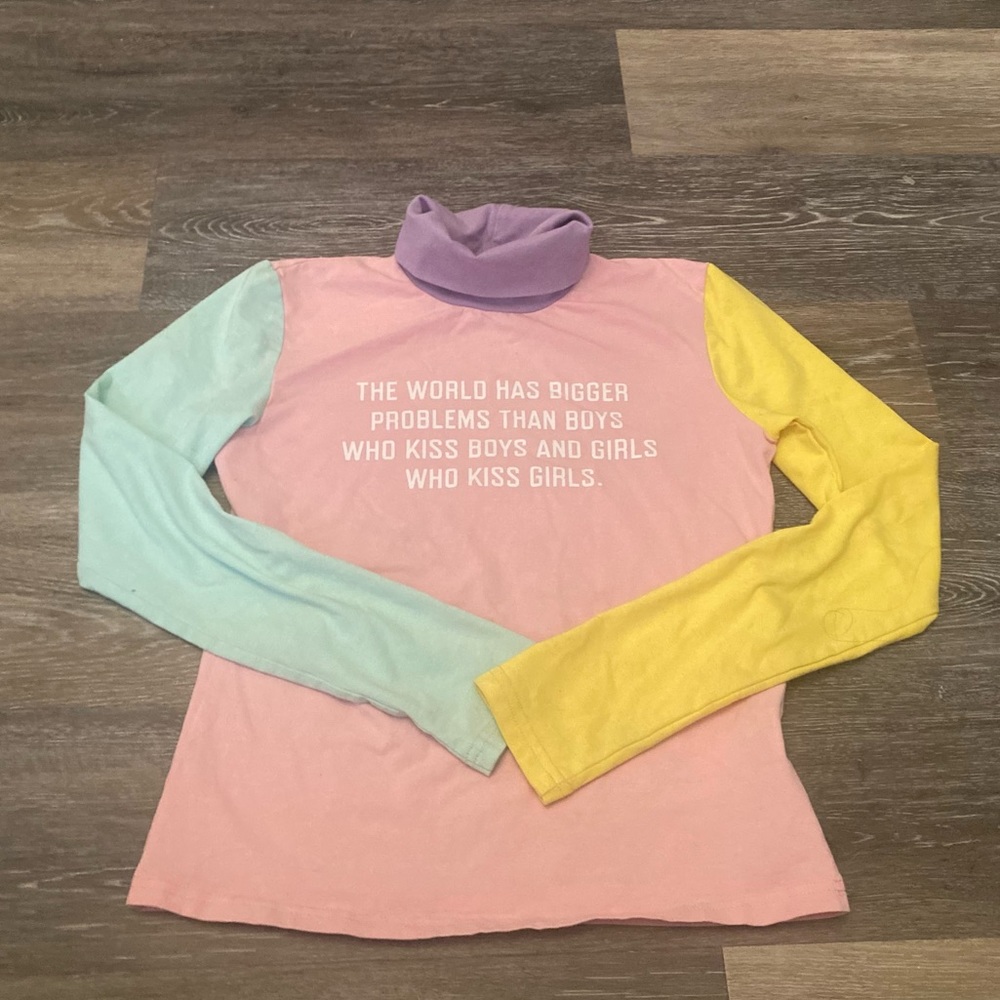 The World Has Bigger Problems Turtleneck Size S/M